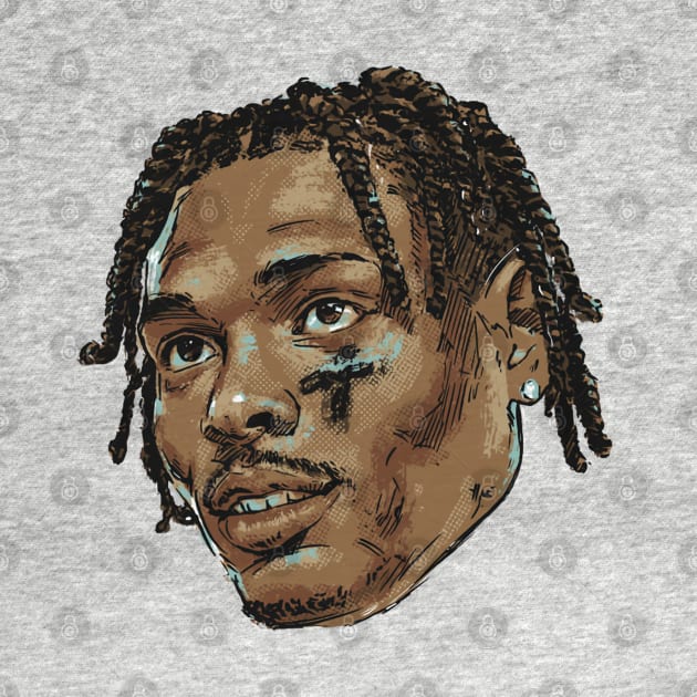 Jalen Ramsey Miami Portrait by danlintonpro